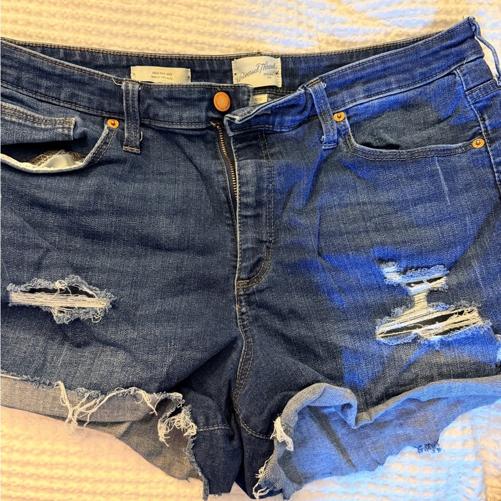 Universal Thread Ripped Blue Jean Shorts